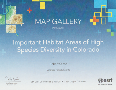 Map Gallery Certificate