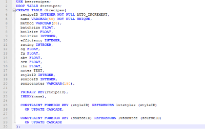 Homebrew SQL