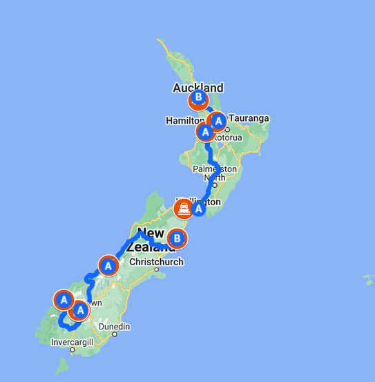 New Zealand Map Thumbnail