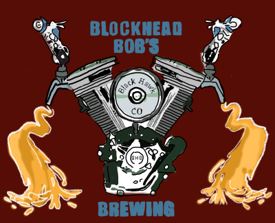 Blockhead Bob's Brewing Logo
